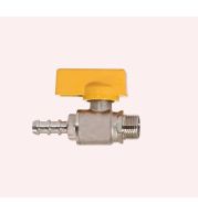 Brass Ball Gas Valves Quarter Turn Shut-Off, Full Port 1/4"-2" Threaded Ball Valves for Natural Gas LPG Lines, High Pressure Leak-Proof Gas Control